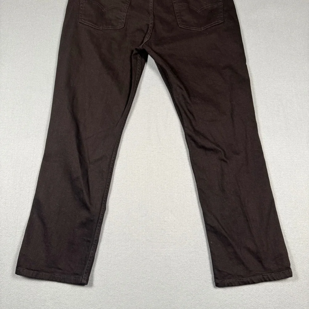 Levis 511 Slim Fit Jeans Mens 40x30 Black Denim WaterLess Stretch 04511-1907